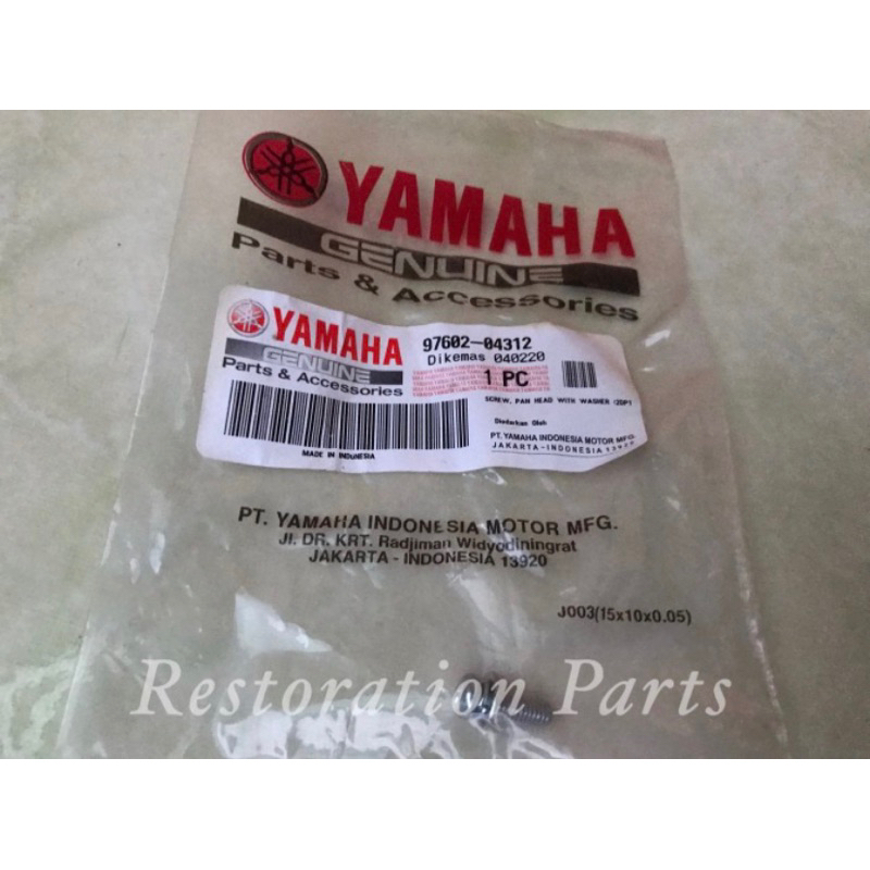 Baut Switch Rem Belakang 97602-04312 Aerox