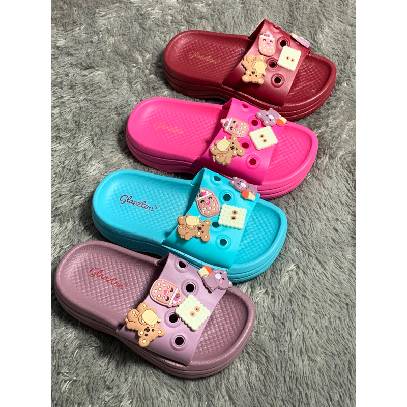SANDAL ANAK GLANZTON BONEKA BOBA SANDAL FUJI KARET JELLY ANAK JLT-S1975