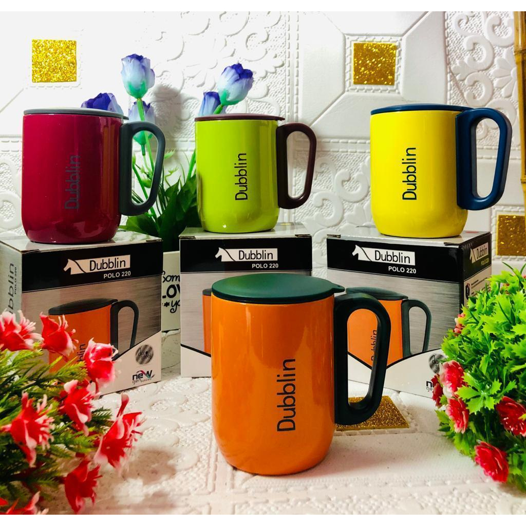 Gelas Dubblin Tahan Panas Dingin polo 220Ml