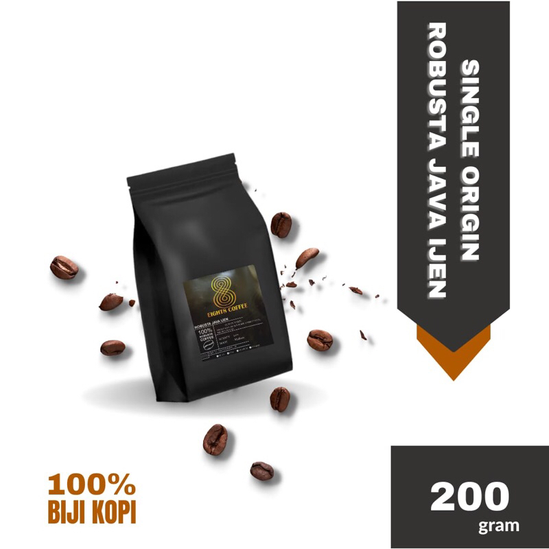 

EIGHT8 kopi robusta java ijen 200 gram