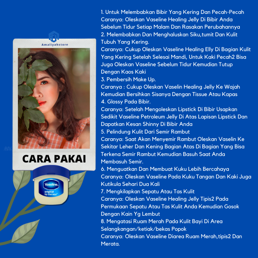 Lipbam Vaseline Masker Pemerah Untuk Pelembab Bibir Kering Hitam Tahan Lama Pria Dan Wanita Perokok Bikin Merah Permanen