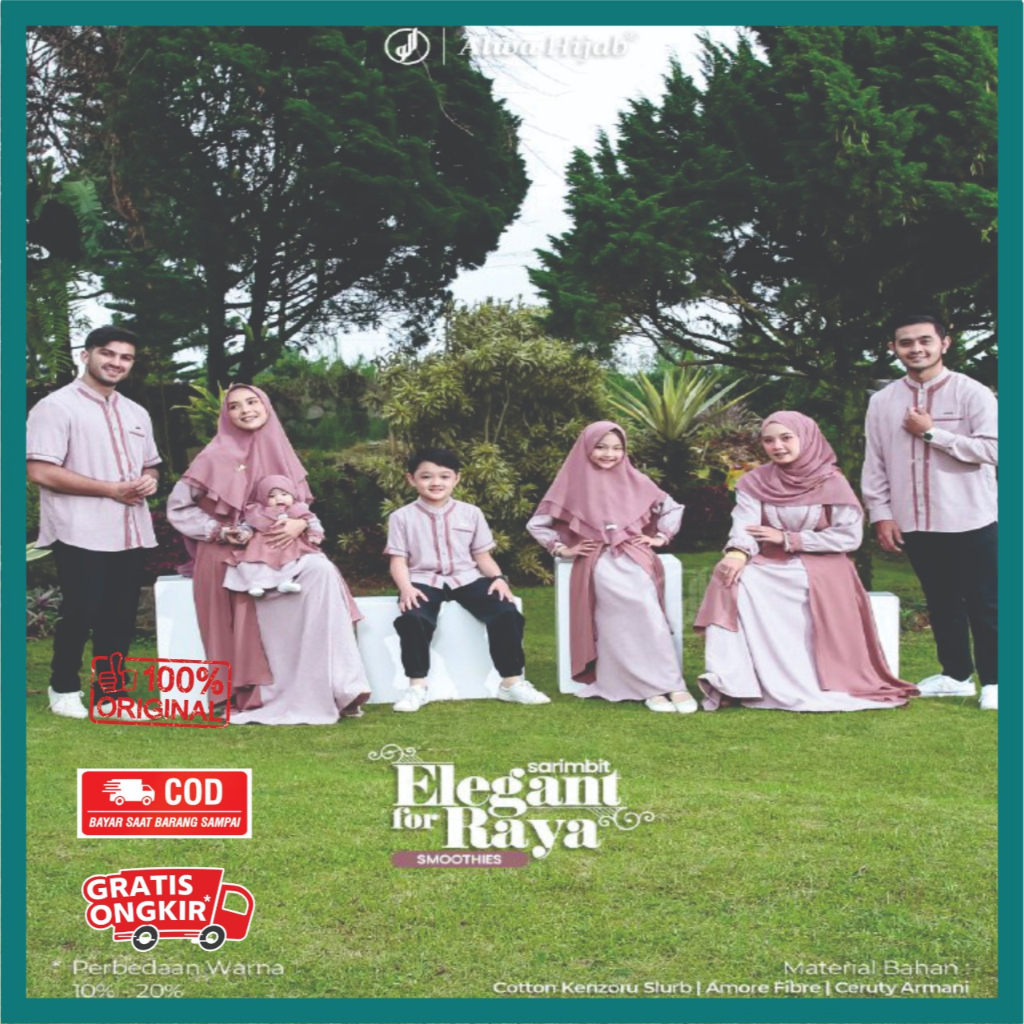 SARIMBIT ALWA HIJAB ELEGANT FOR RAYA SMOOTHIES // READY STOCK & SIAP KIRIM