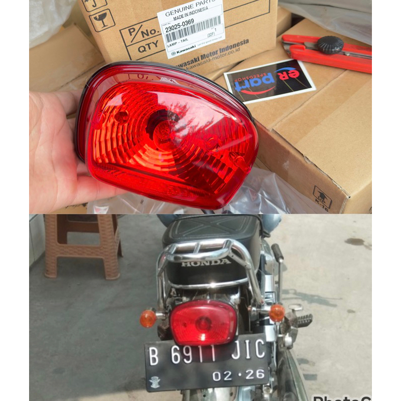 Lampu belakang w175 tail lamp rear lamp Kawasaki w175 cb gl xsr