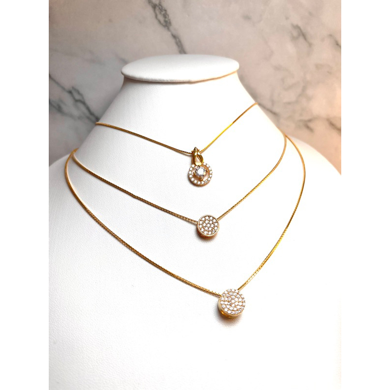 Kalung Emas kadar 17k