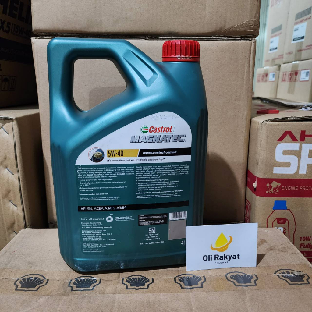 Castrol Magnatec Dualock 5W-40 API SN 4 LITER ORIGINAL