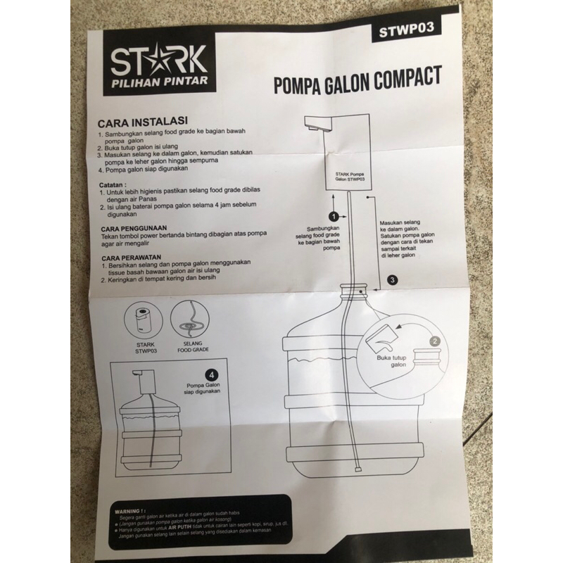 POMPA GALON ELECTRIK STARK STWP 03