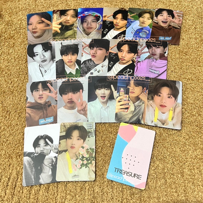 [MIN. 4] UNOFFICIAL PHOTOCARD TREASURE SELCA JUNKYU HARUTO HYUNSUK YEDAM JAEHYUK YOSHI MASHIHO DOYOU