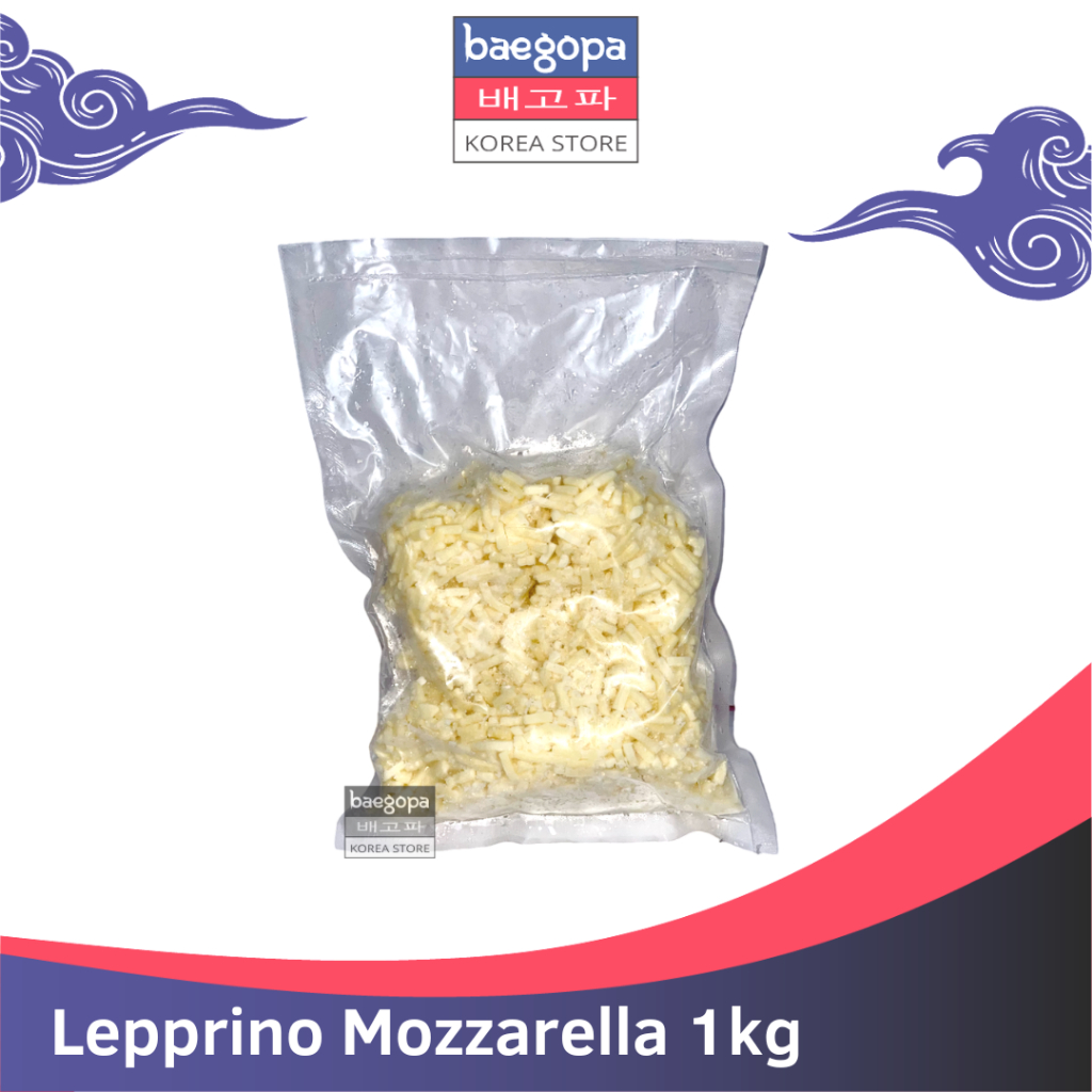 

LEPPRINO Keju Mozzarella Shredded 1 Kg Halal │ Import Americaa