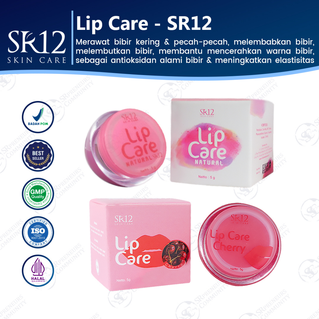 Jual LIP CARE SR12 BEST SELLER..!! PELEMBAB BIBIR / LIPCARE SR12 / LIP