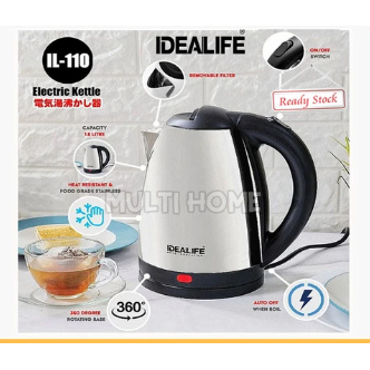 Electric Kettle Idealife IL-110 Teko Listrik Low Watt