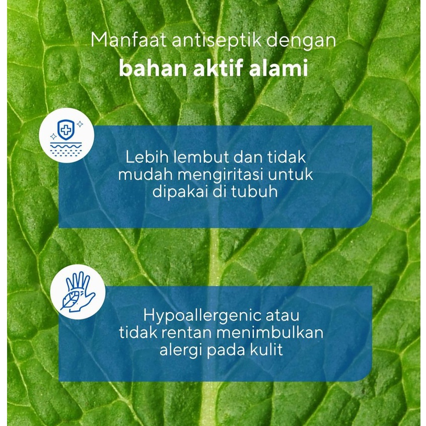 Biodef Antiseptik Body Wash Pouch Sea Salt Yuzu Greentea 400ML / Sabun Mandi Melembutkan Menyegarkan Antiseptik Alami Mint