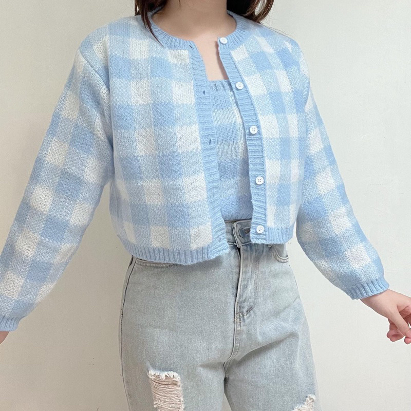 Crystal Set | Set Tanktop + Cardigan