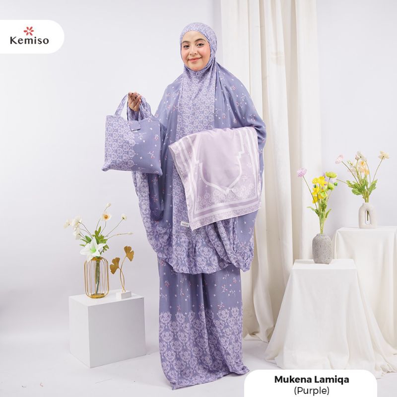 MUKENA TAZBIYA X KEMISO 2IN1 LAMIQA SERIES ALLSIZS