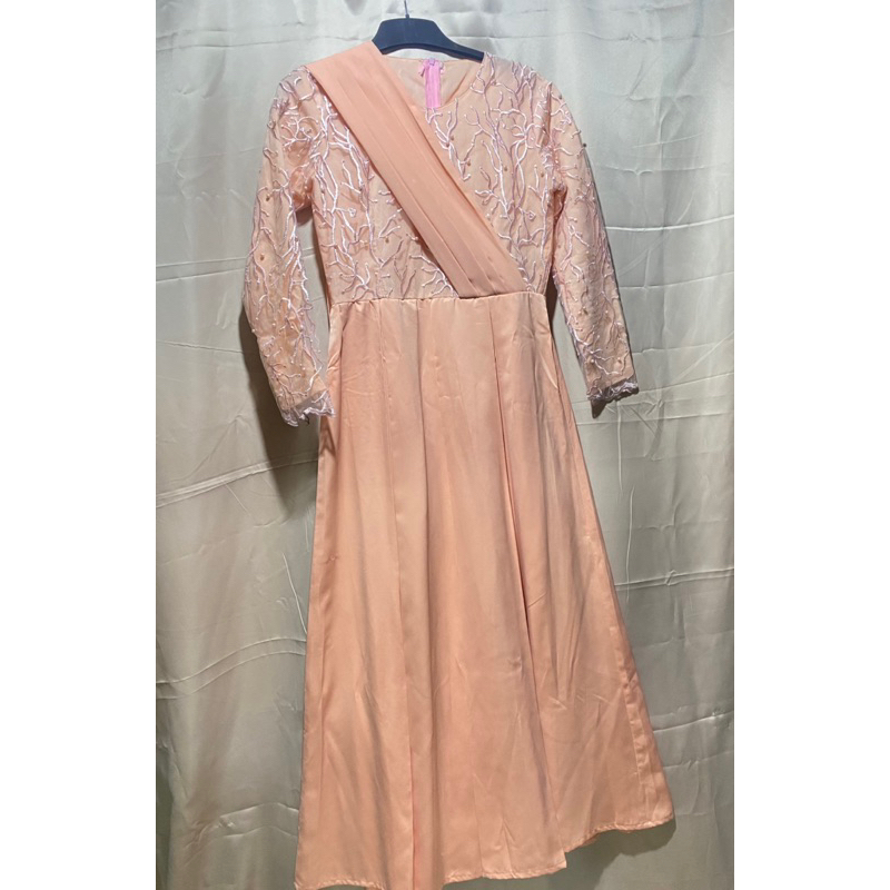 gaun brides maid gaun bridesmaid baju kondangan kebaya wisuda baju gamis dress panjang baju pager ay