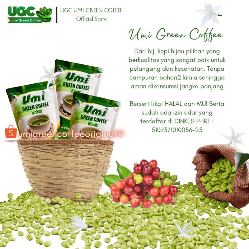 UGC Umi Green Coffee 4 Bungkus