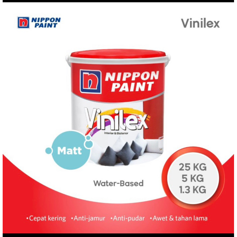 Nippon Vinilex Tinting 5kg / Cat Tembok / Vinilex 5000