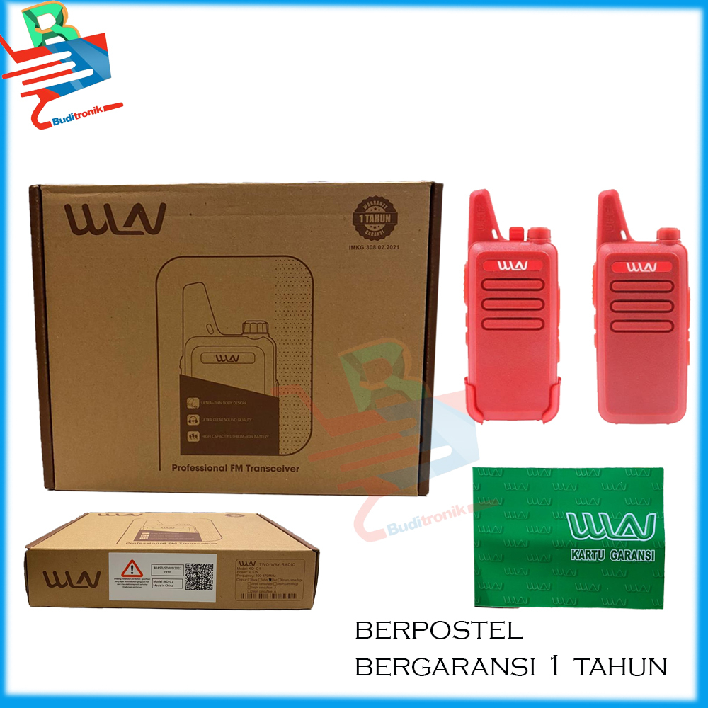 HT WLAN KD C1 TwoWay UHF Walkie Talkie WLN KDC1 KD-C1 SingleBand