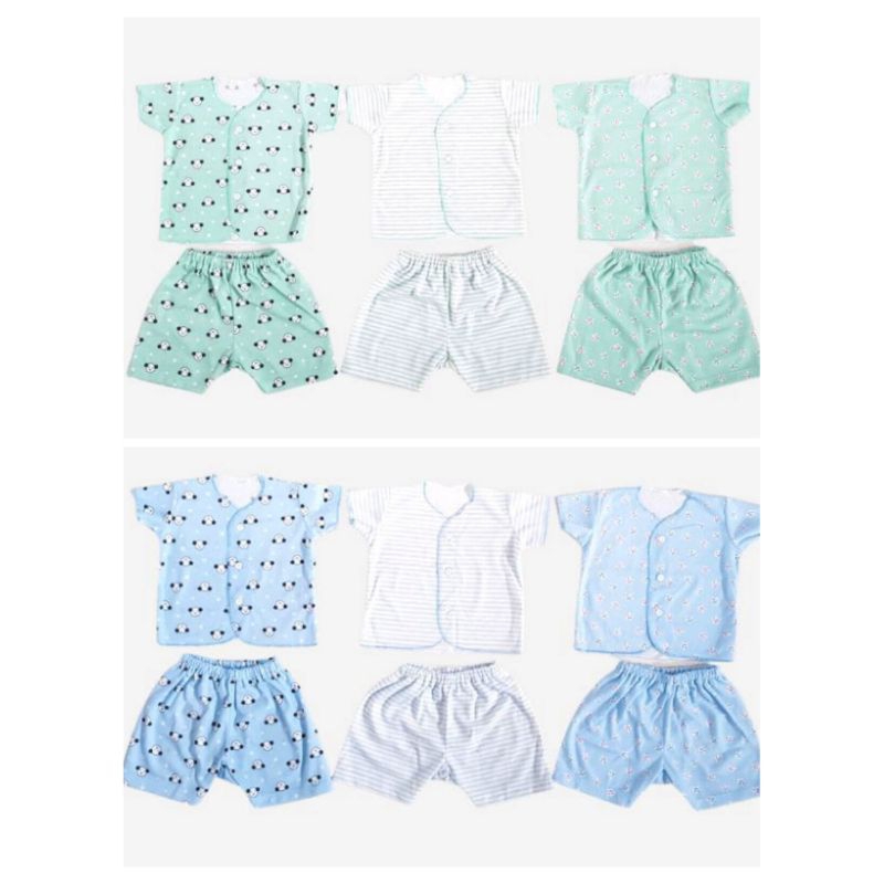 MIYO - Setelan PENDEK NEWBORN - Baju BAYI