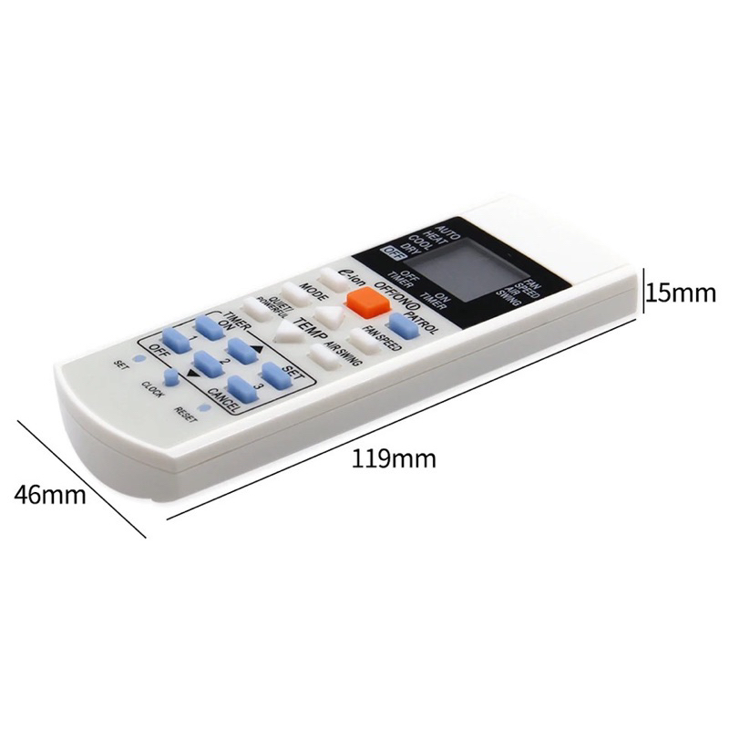 Remote Remot Ac Panasonic 4661 I-Auto A75C4155 A75C3996 Eco smart Original pabrik