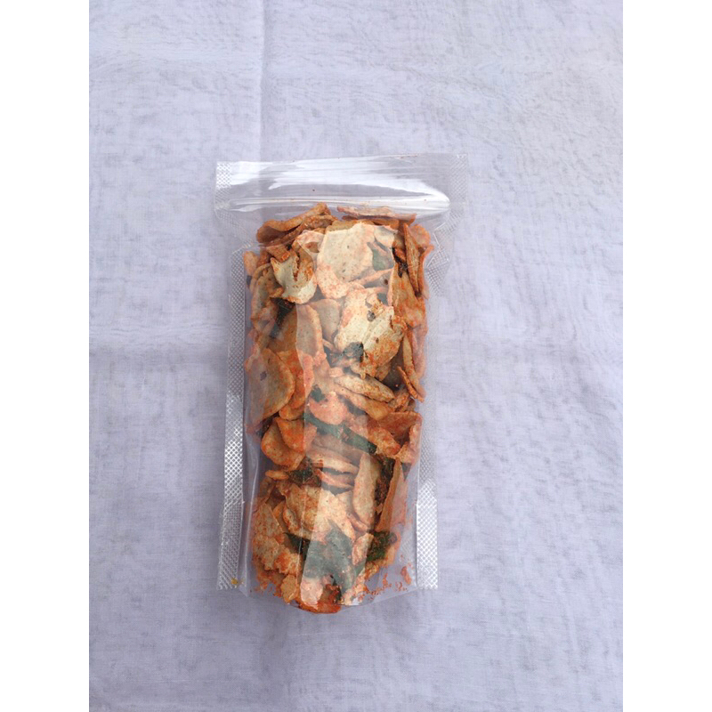 

Basreng Balado Kering Daun Jeruk 100 gram