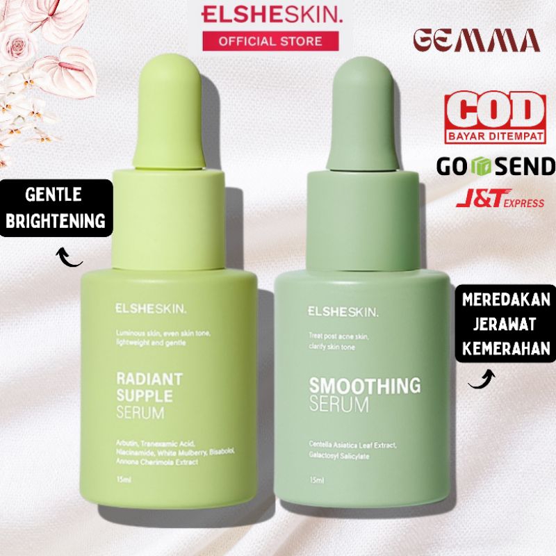 (GOSEND/COD) ELSHESKIN RADIANT SUPPLE SERUM BRIGHTENING ALPHA ARBUTIN - ELSHESKIN SMOOTHING SERUM / ACNE SERUM