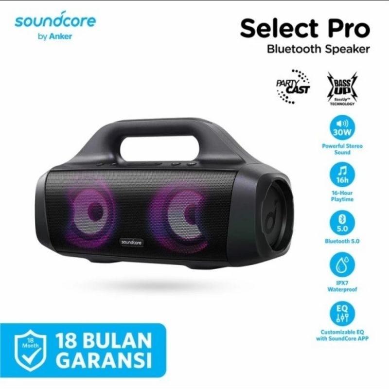 Anker Soundcore Select Pro Bluetooth Speaker - A3126
