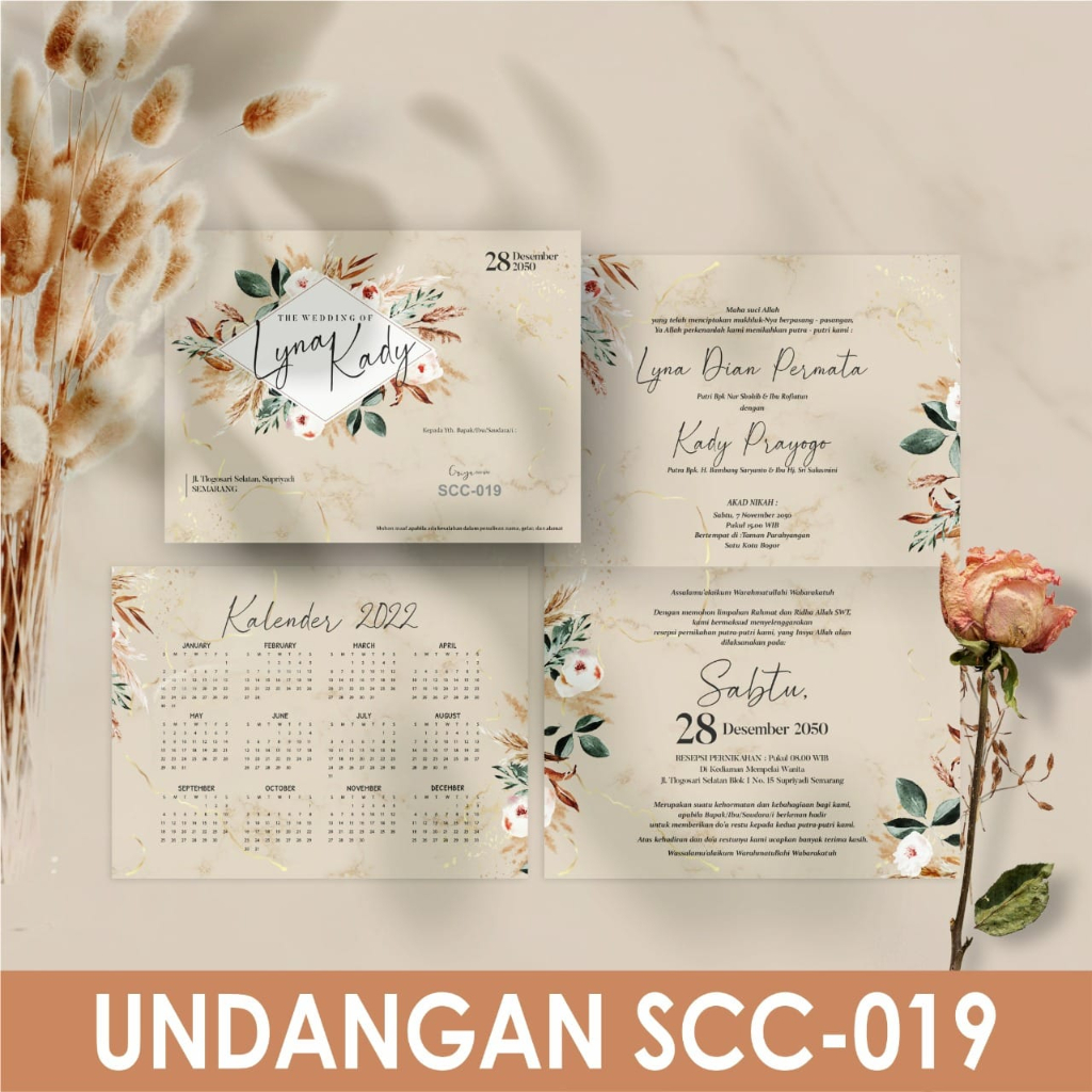 SCC 019 Blangko Undangan Murah
