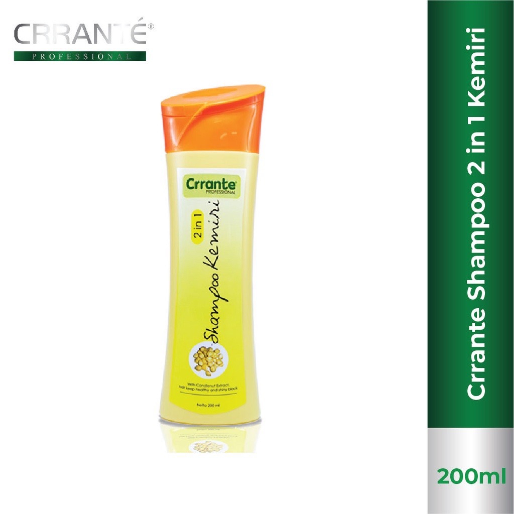 Crrante Shampoo 2in1 | Ginseng| Kelapa| Kemiri| Aloevera| Anti Ketombe 200 ml