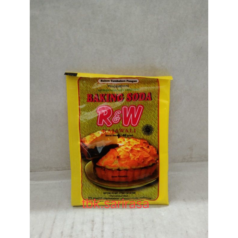 

Baking Soda RW Sachet 40 gr R&W Soda Kue 40gr