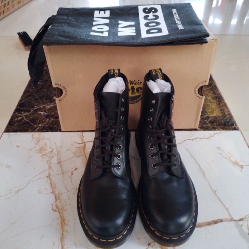 Dr martens 1460 Nappa napa bukan dr martin 1461 1490 1914 black smooth saxon pascal adrian goonies b