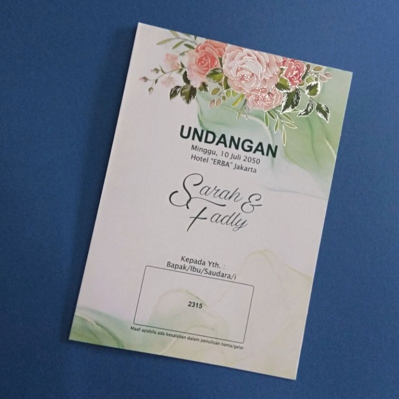 Undangan Erba 2315 BACA DESKRIPSI