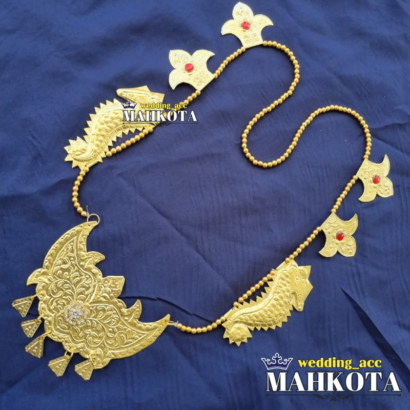 kalung adat lampung pengantin