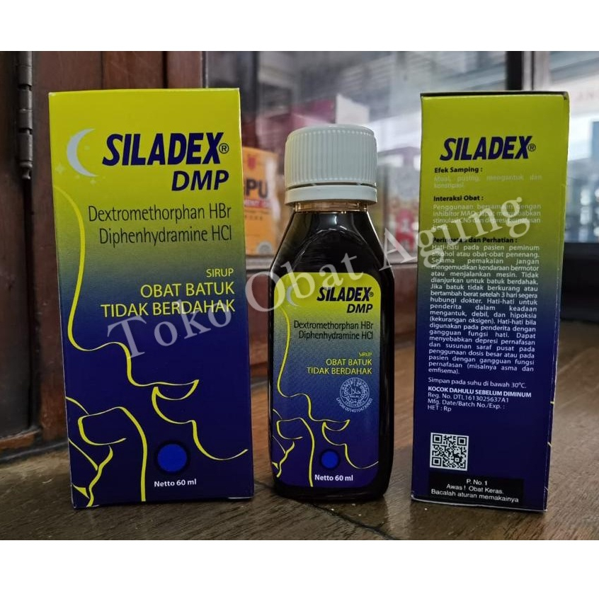 Siladex Kuning DMP 60 ml. Obat Pereda Batuk Tidak Berdahak
