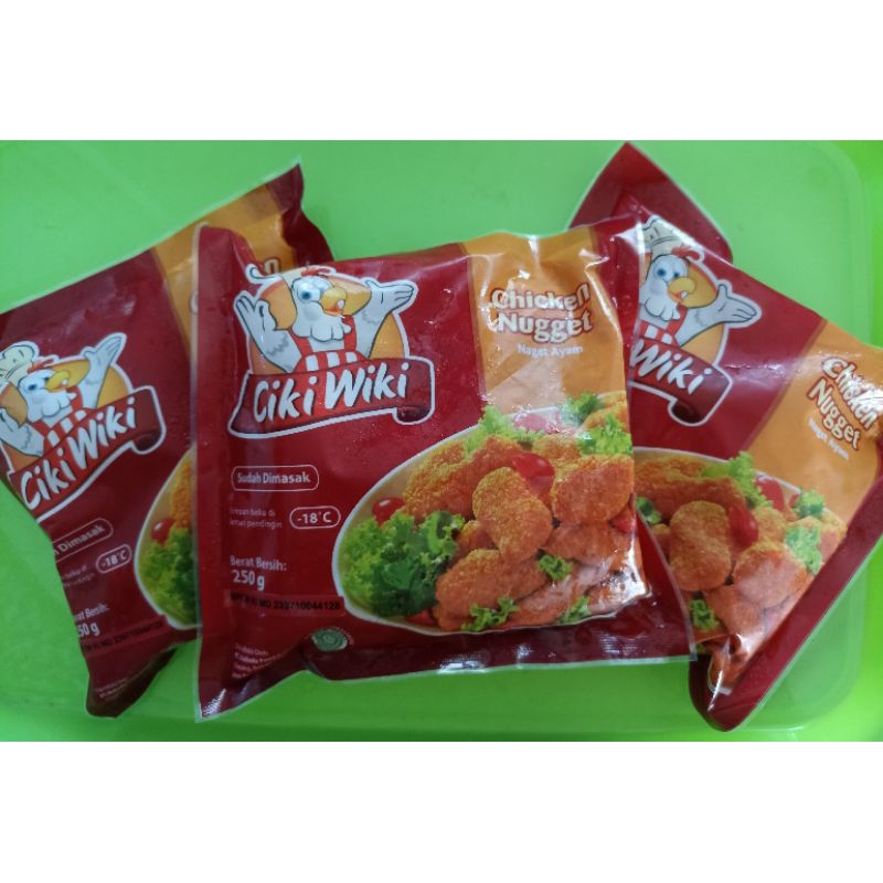 

Ciki Wiki Chicken Nugget Ori/Dino/Star 250gr.