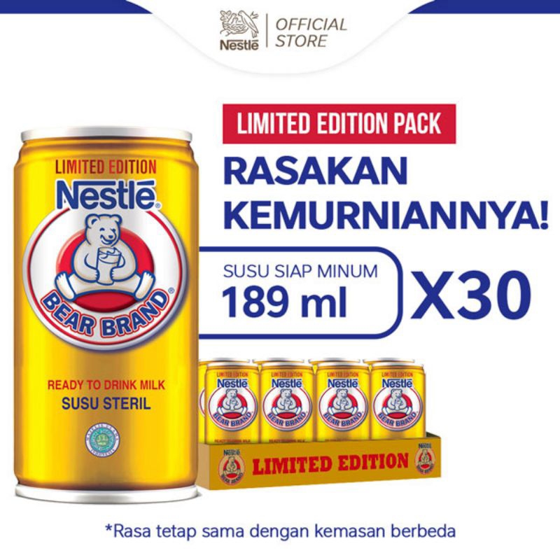 Bear brand 189ml 30pcs | Bear brand Gold Edition edisi imlek 189ml