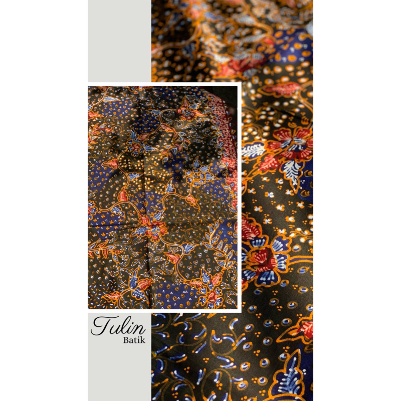 Batik Tulis Lasem Classical Bunga Sulur Primis