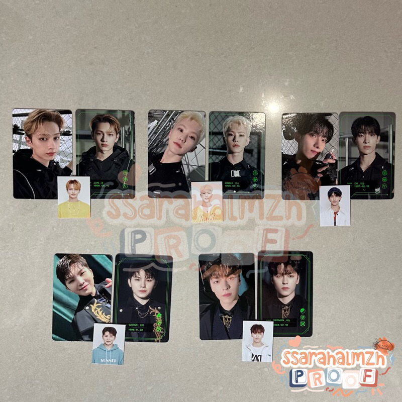 sharing SEVENTEEN carat membership kit member set mug card holder