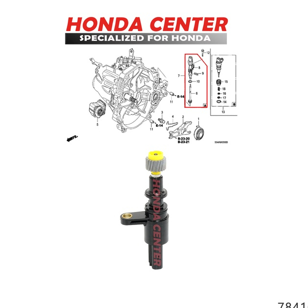 sensor speed sensor kecepatan civic vti vtis  2001 2002 2003 2004 2005 Stream 1700cc matik AT / Manual MT