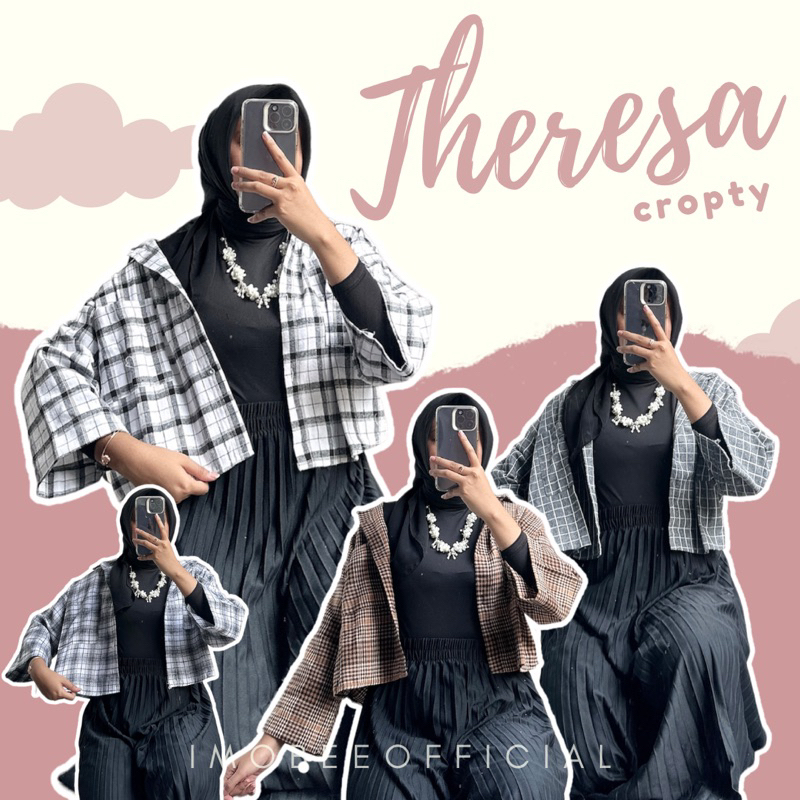 THERESA CROPTY // KEMEJA CROP SAKU FLANEL