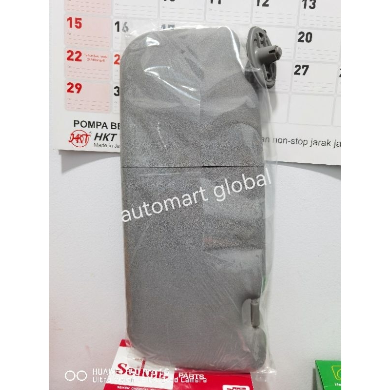 sun visor kiri Honda jazz brio mobilio yaris vios warna cream