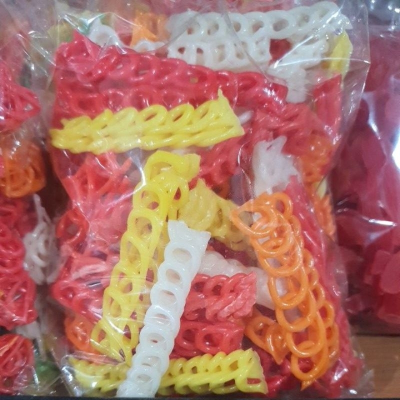 

Kerupuk Rantai Warna 200gr