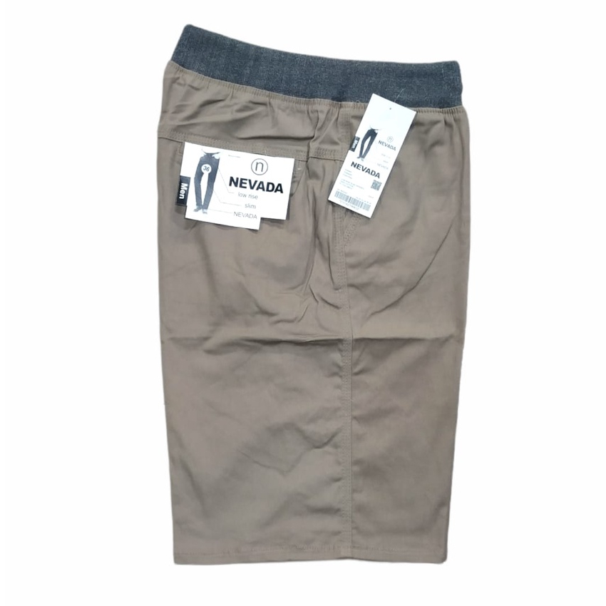 Celana Pendek Chino Pria Model Kolor Bahan Katun Twill Melar Ukuran 27 sampai 44