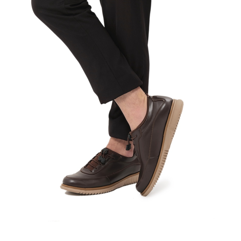 Wave Capucino - Sepatu Formal Oxford Casual Kulit Santai Bertali Kerja Kuliah Kantor Pantofel Pria Kasual Original
