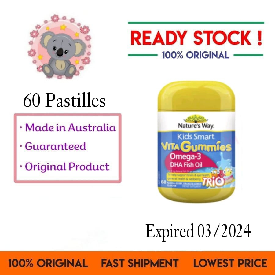 Nature’s way vita gummies omega trio dha vitamin anak vitagummies ori