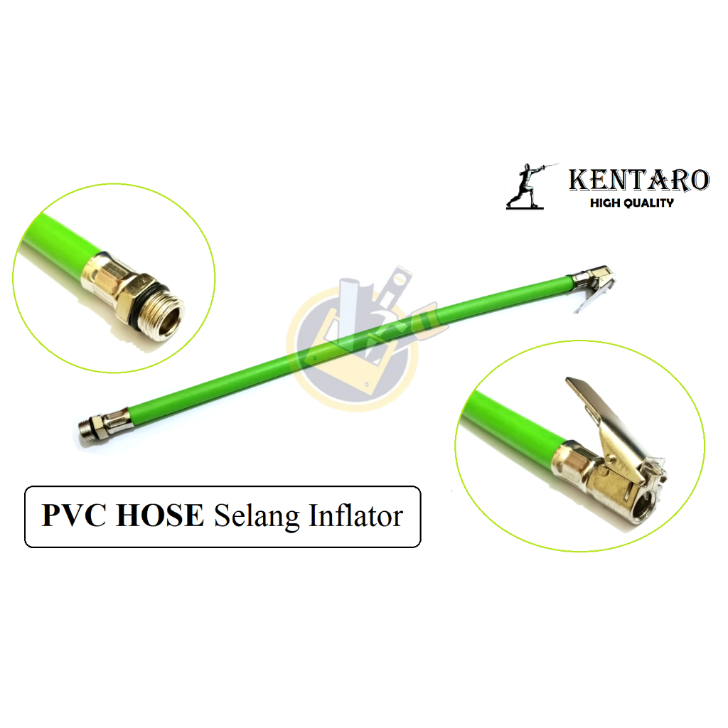 KENTARO PVC HOSE SELANG INFLATOR / SELANG TIRE INFLATOR STG 05 &amp; 08 UNTUK ISI ANGIN BAN