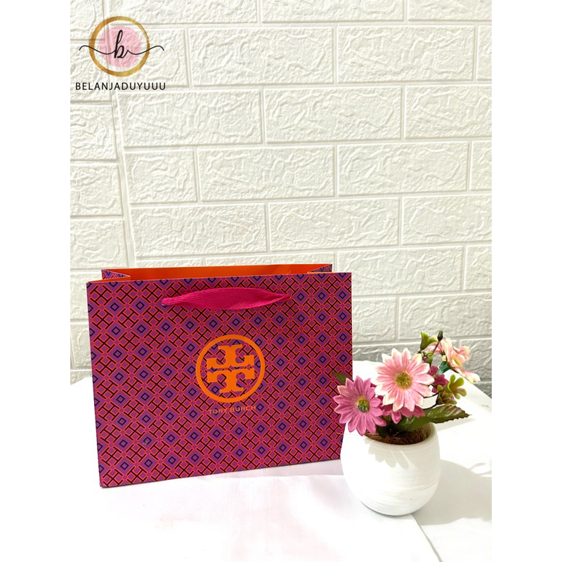 Paper Bag Tory Burch Original Pembungkus Kado ( READY STOCK JKT )