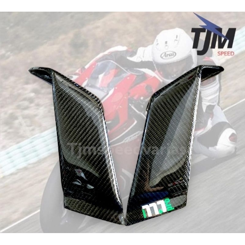side winglet carbon kevlar composite ZX25R MJ Pro model GP