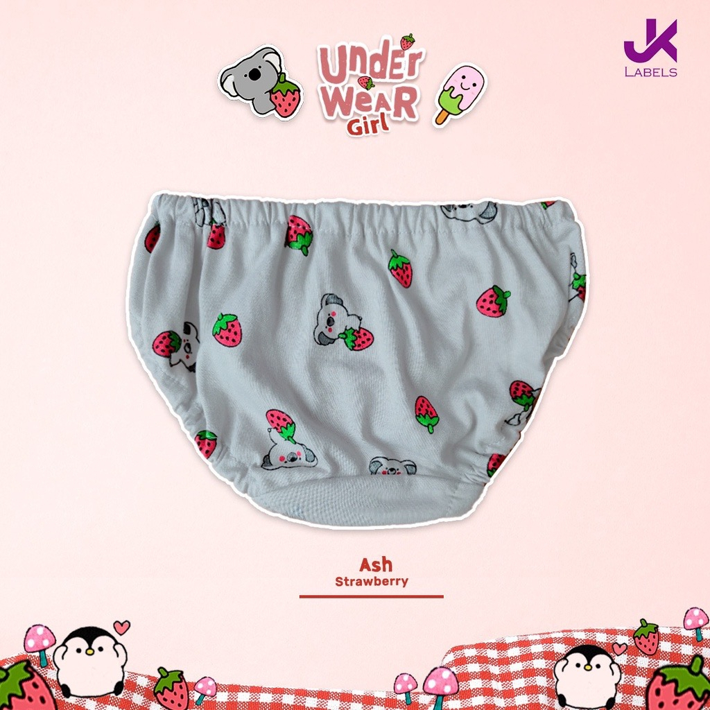 JK LABELS Girl Underwear Anak 1-6 Tahun/ Celana Dalam Anak/ Cd Anak