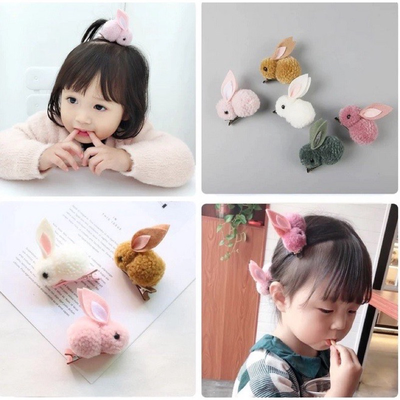 Little Yura - Jepit Rabbit / Jepit Kelinci / Jepitan Rambut Anak Model Korea