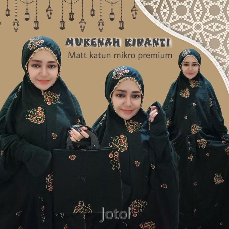 Mukena Terusan Kinanti Katun Mikro